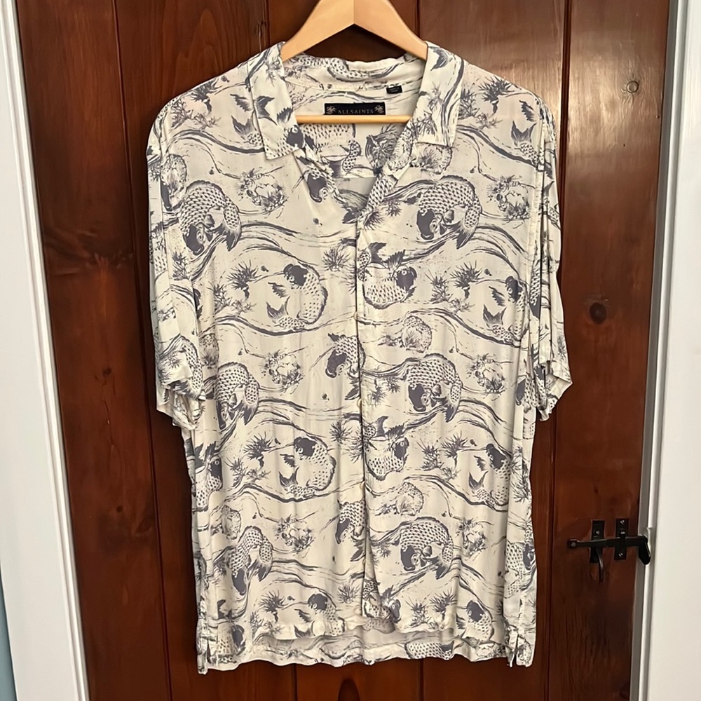 All saints XXL Koi Fish Shirt